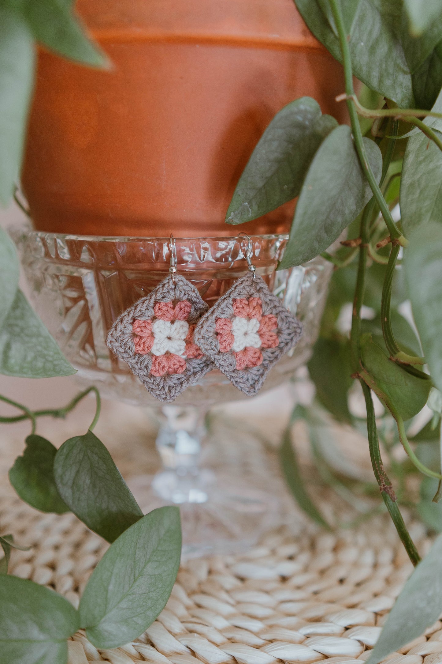 Granny Square Earrings