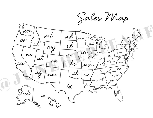 Small Business Sales Map